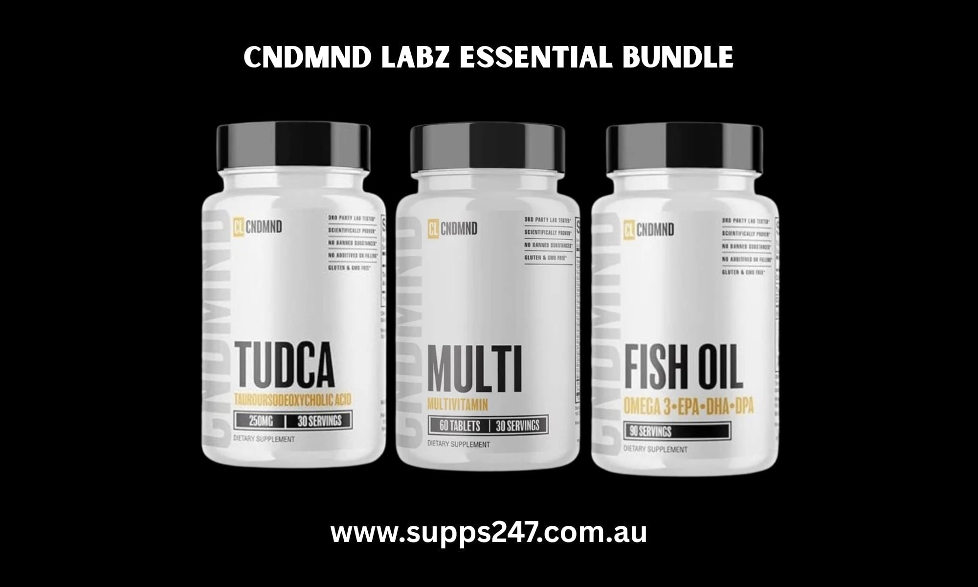 🧬 CNDMND Labz Essentials Bundle – Total Wellness Simplified.