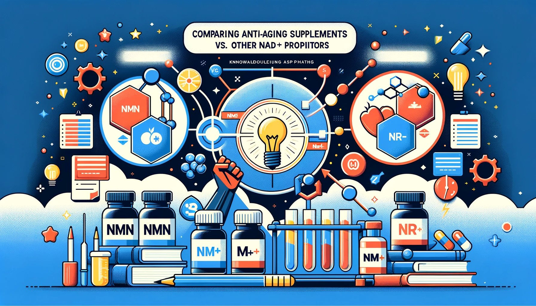 Comparing Anti-Aging Supplements: NMN vs. Other NAD+ Precursors.