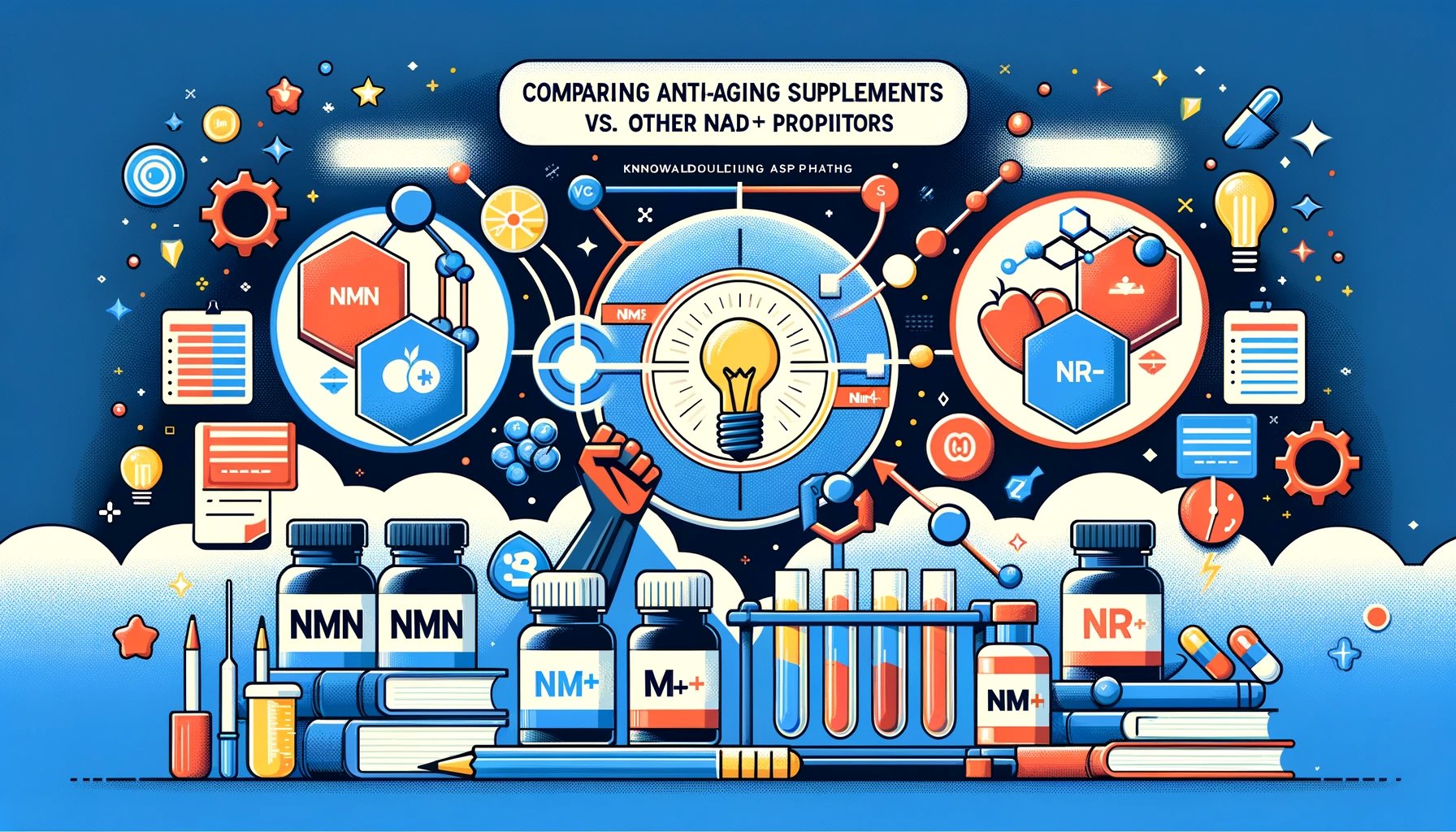 Comparing Anti-Aging Supplements: NMN vs. Other NAD+ Precursors.