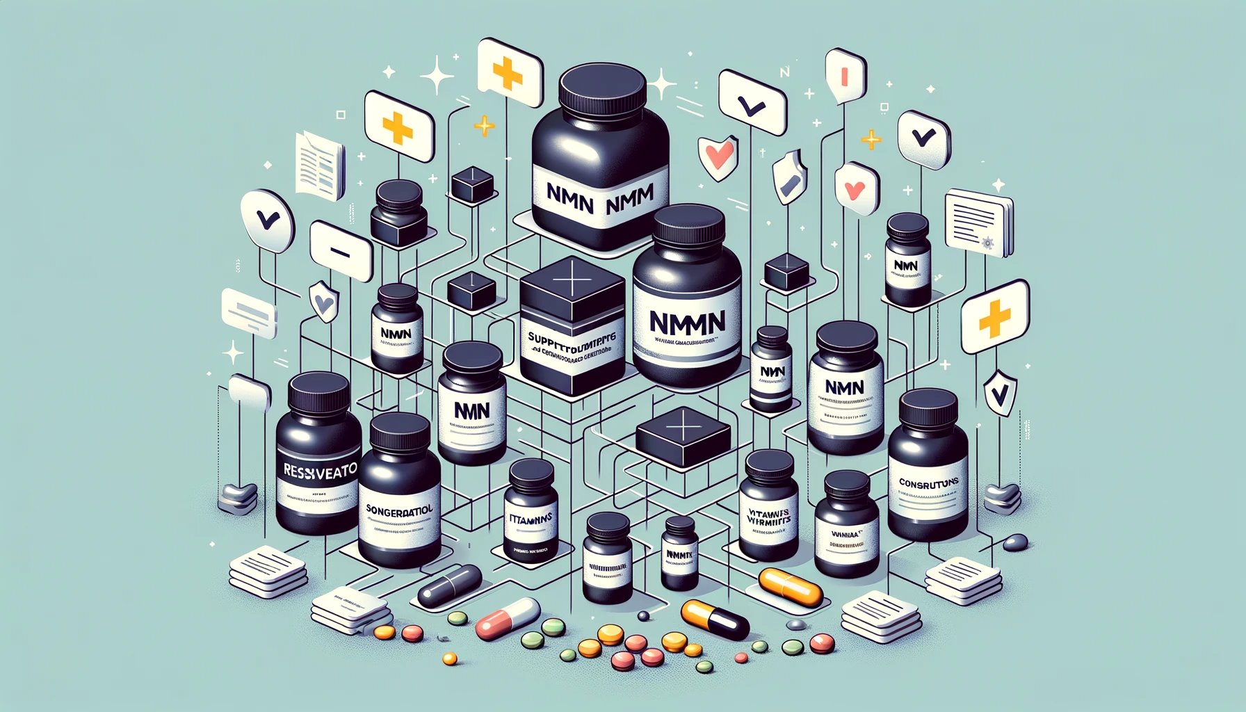 Combining NMN with Other Supplements: Synergies and Considerations.