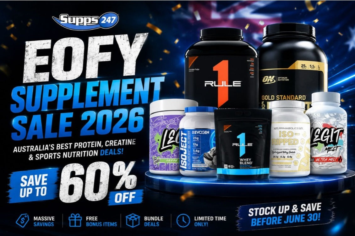 EOFY Supplement Sale 2026: Australia's Best Protein, Creatine & Sports Nutrition Deals.
