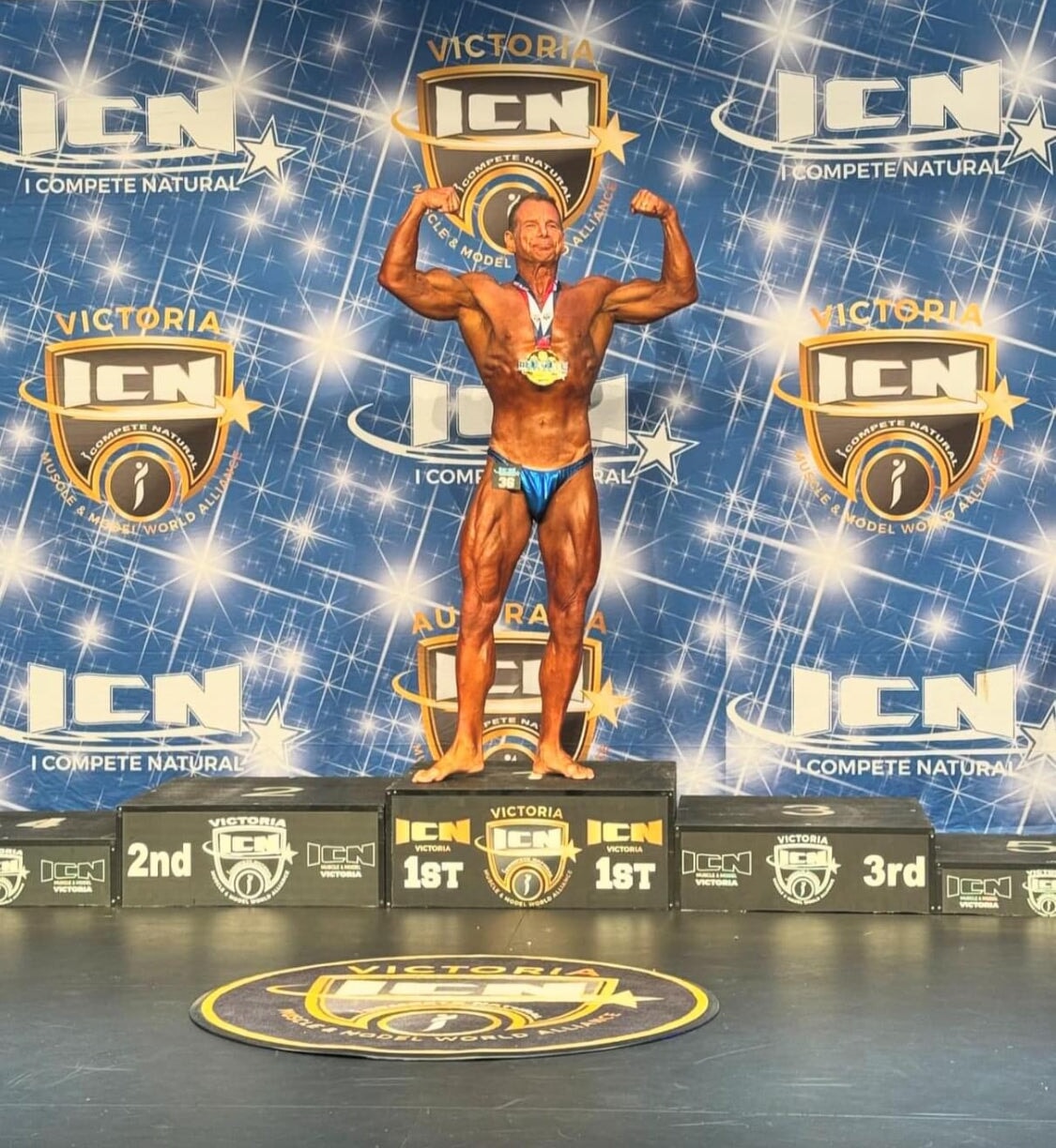 Bruce Clarke sponsored by supps247.