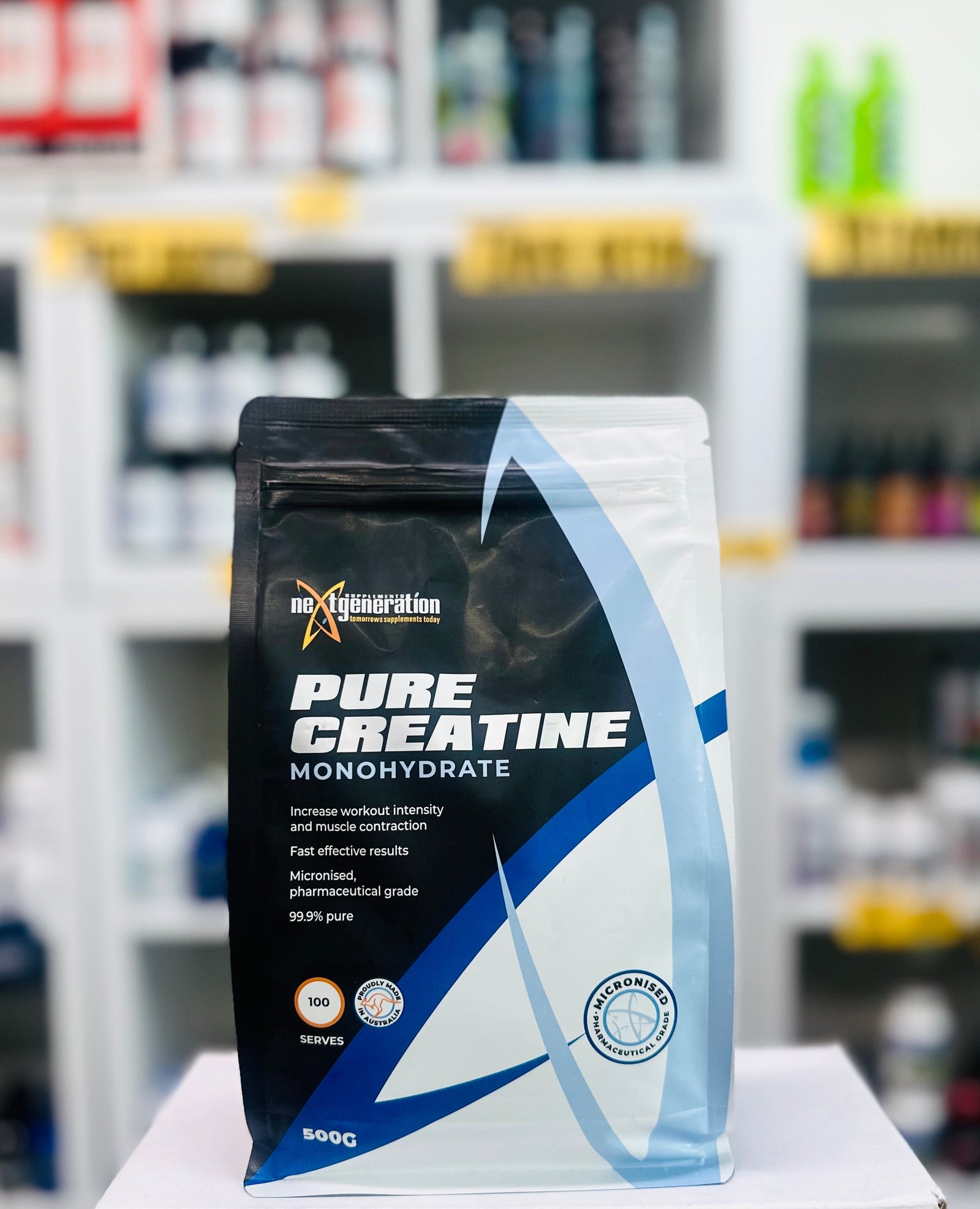 Discover Pure Power with Next Generation Pure Creatine Monohydrate 500mg