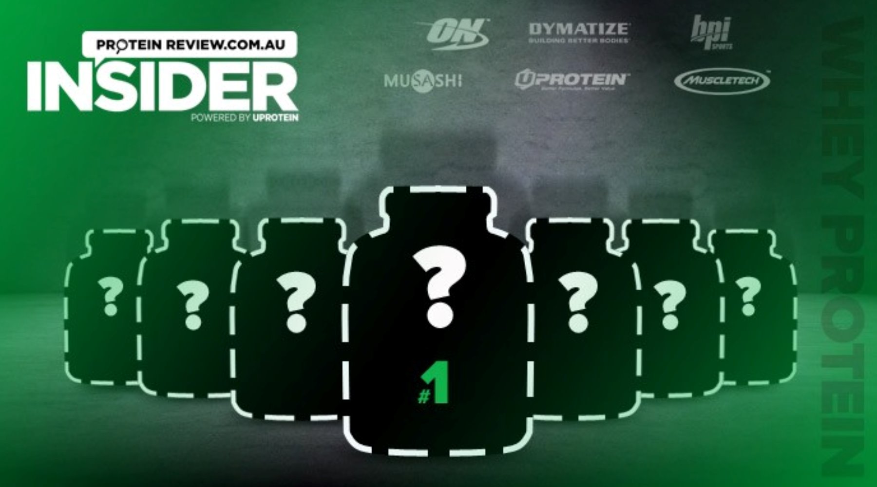 Top 3 selling protein powders in Australia.