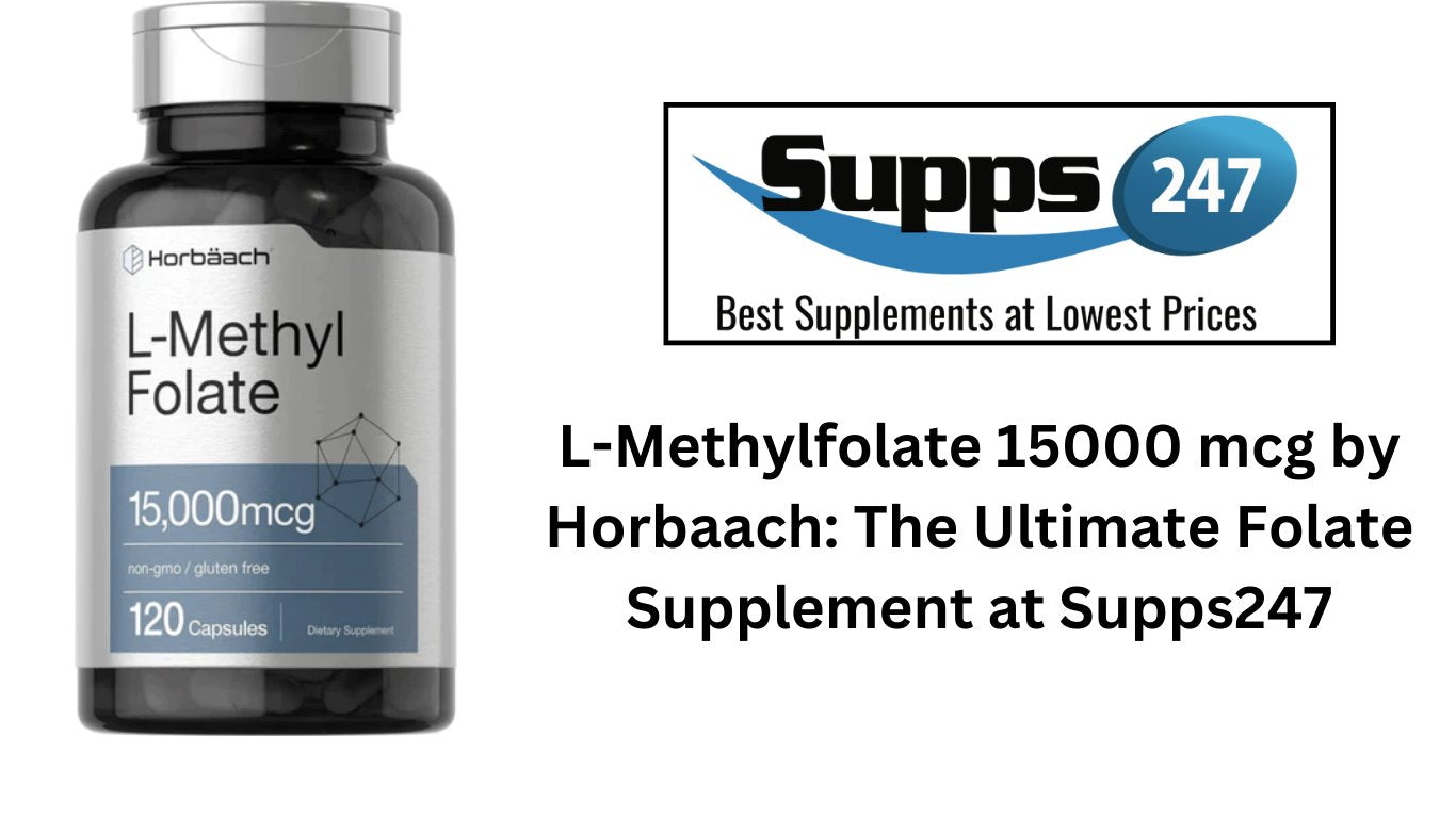 L-Methylfolate 15000 mcg by Horbaach: The Ultimate Folate Supplement at Supps247