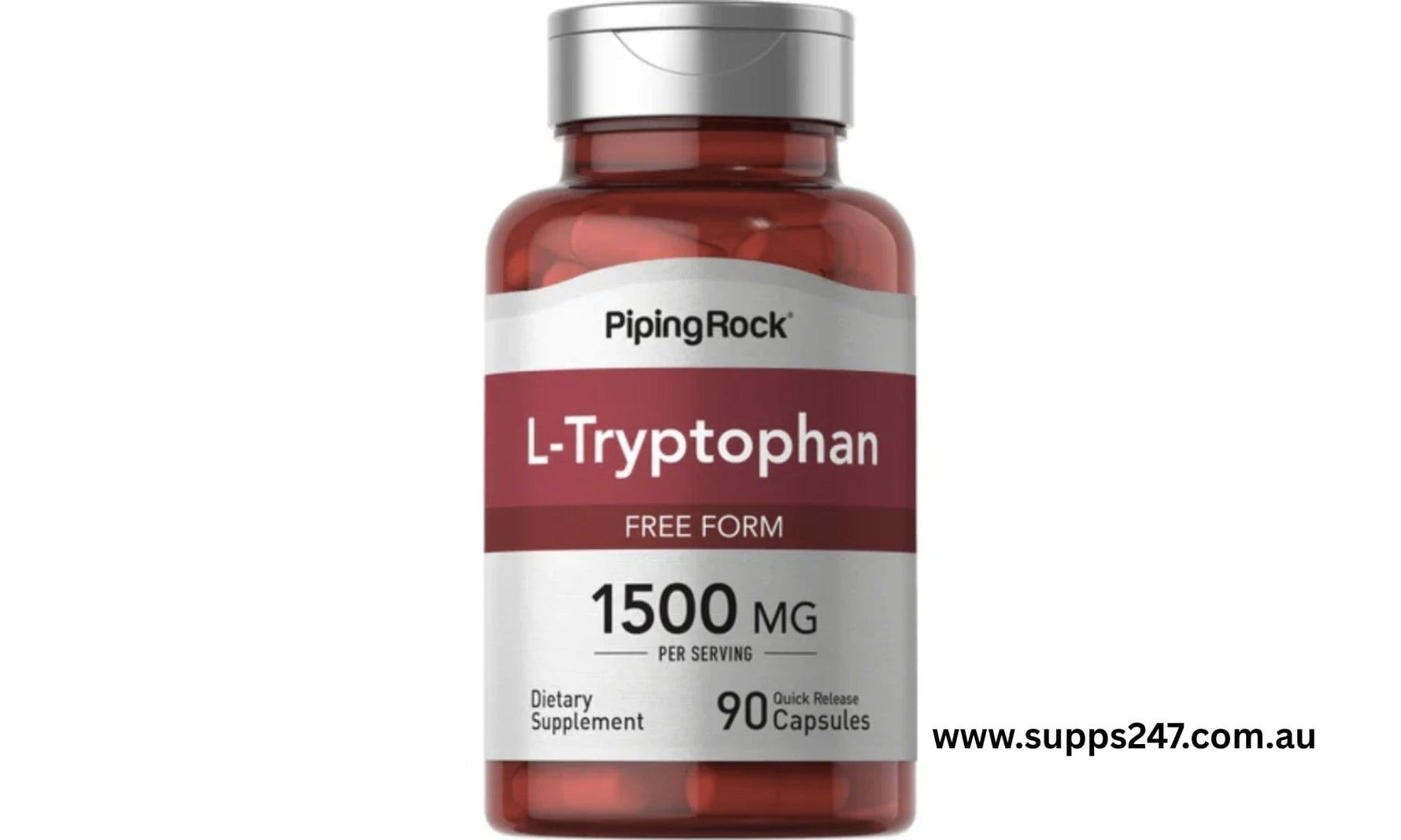 Boost Mood & Sleep Naturally with L-Tryptophan 1500 mg by Piping Rock.