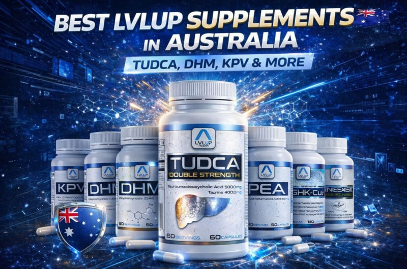 Best LVLUP Supplements in Australia (2026 Guide to TUDCA, DHM & KPV)