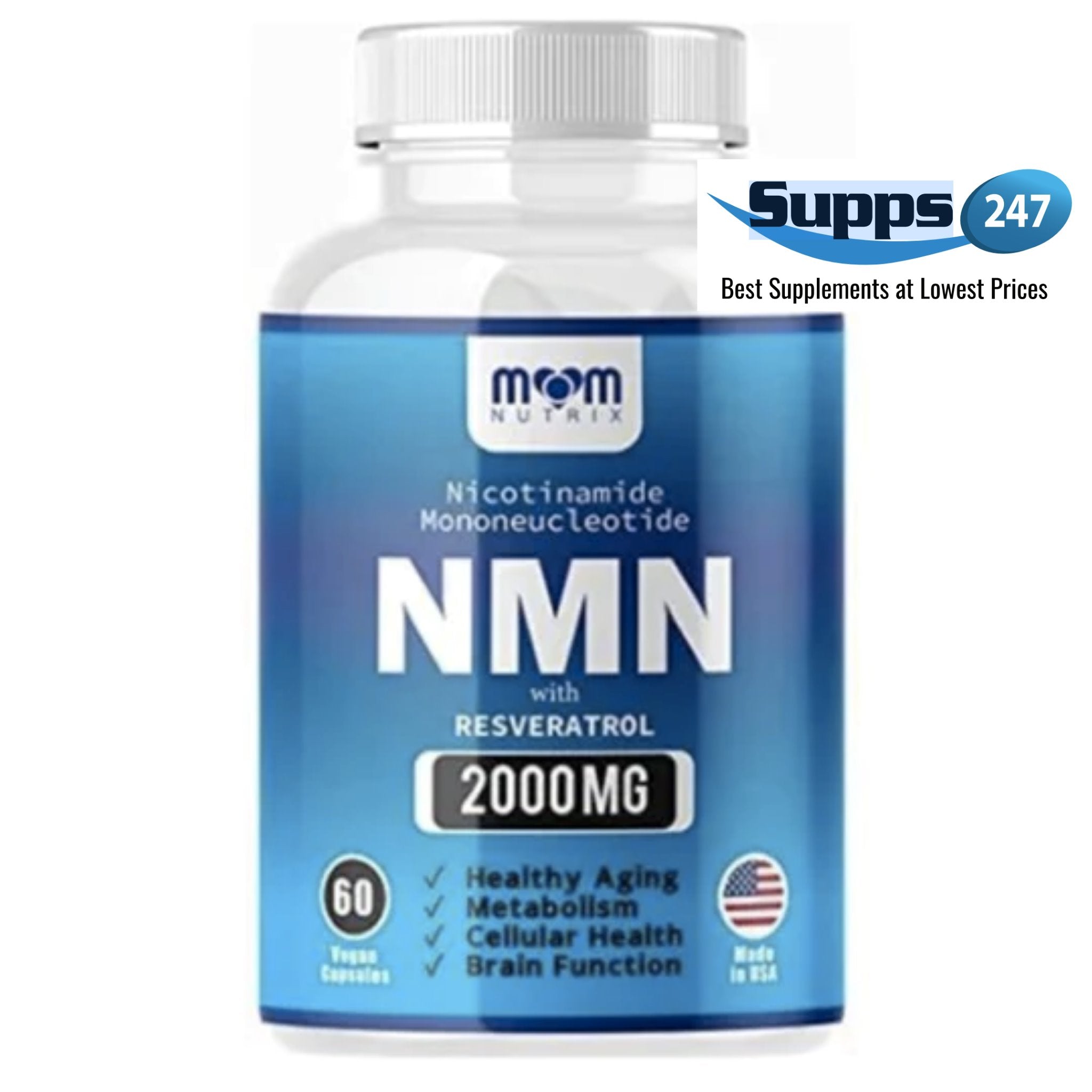 Elevate Your Health Regimen with NMN Resveratrol 2000 mg at Supps247 Near Ringwood.