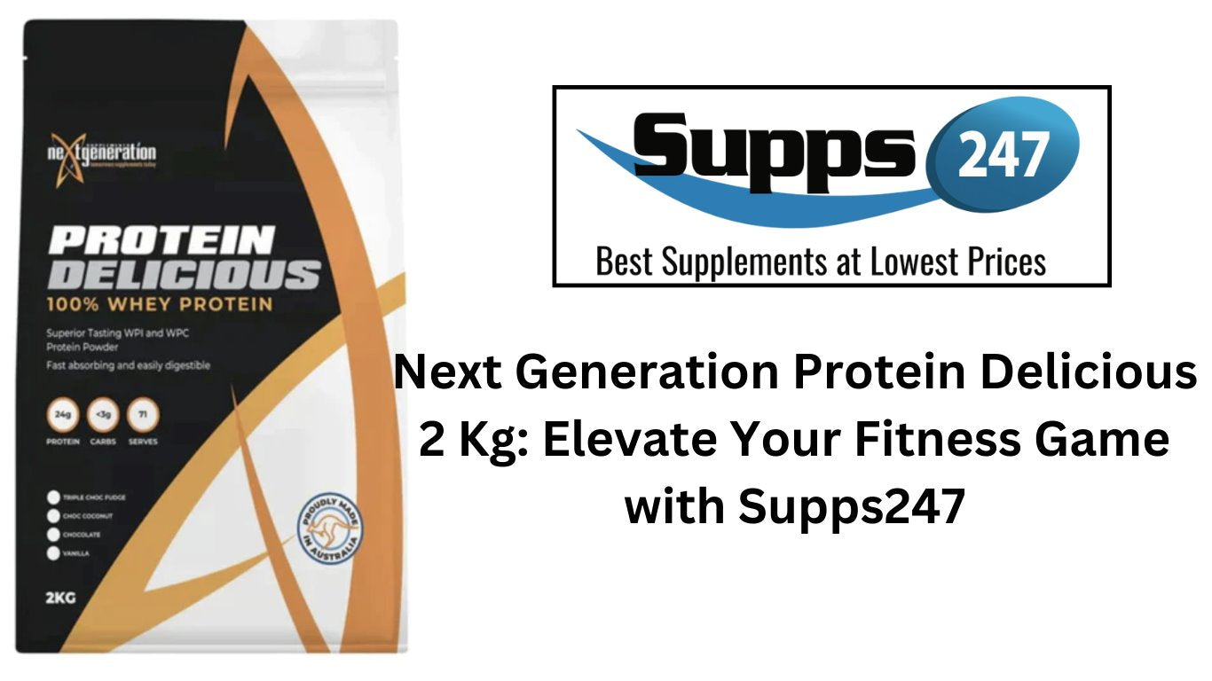 Next Generation Protein Delicious 2 Kg: Elevate Your Fitness Game with Supps247.