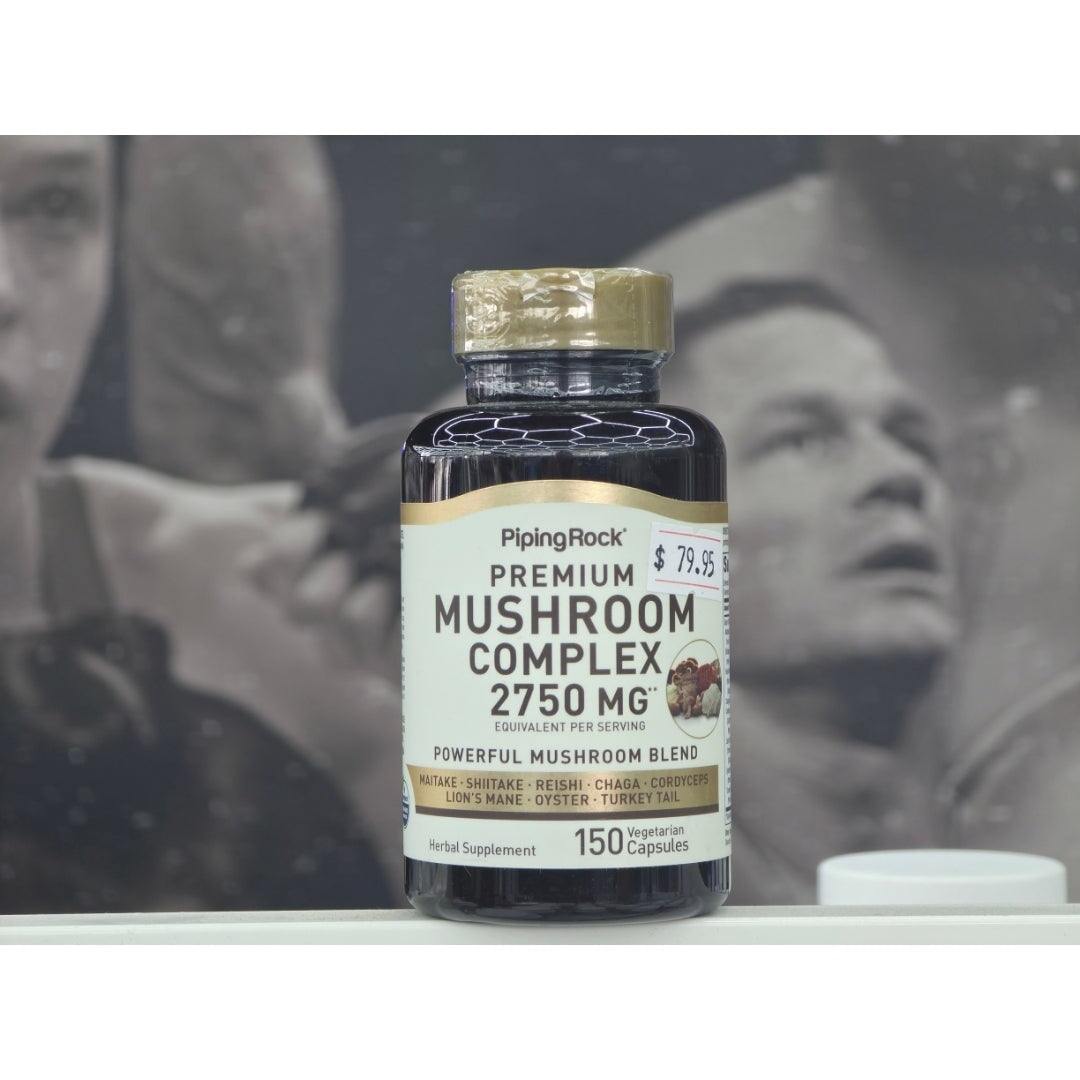 Unlock the Power of Nature with PipingRock Premium Mushroom Complex – Available at Supps247 🍄✨.