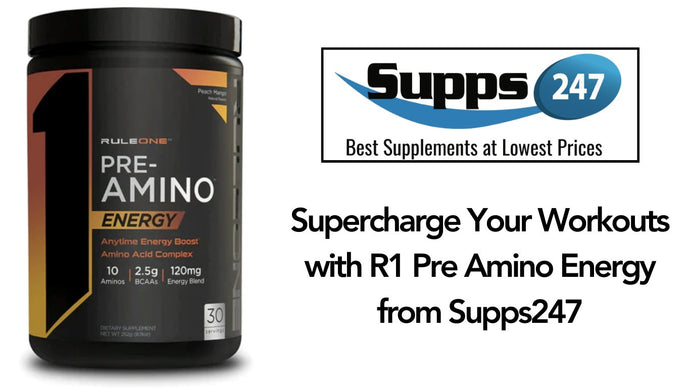 Supercharge Your Workouts with R1 Pre Amino Energy from Supps247