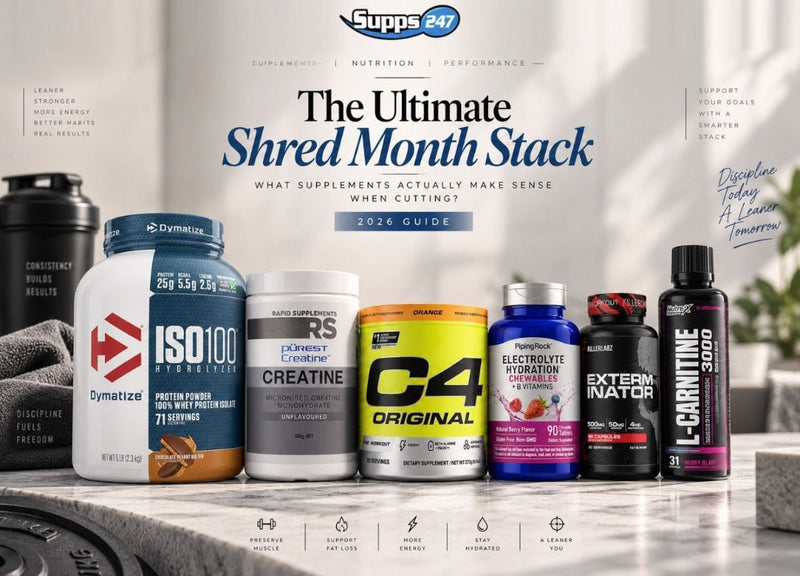 The Ultimate Shred Month Stack: What Supplements Actually Make Sense When Cutting? (2026 Guide)