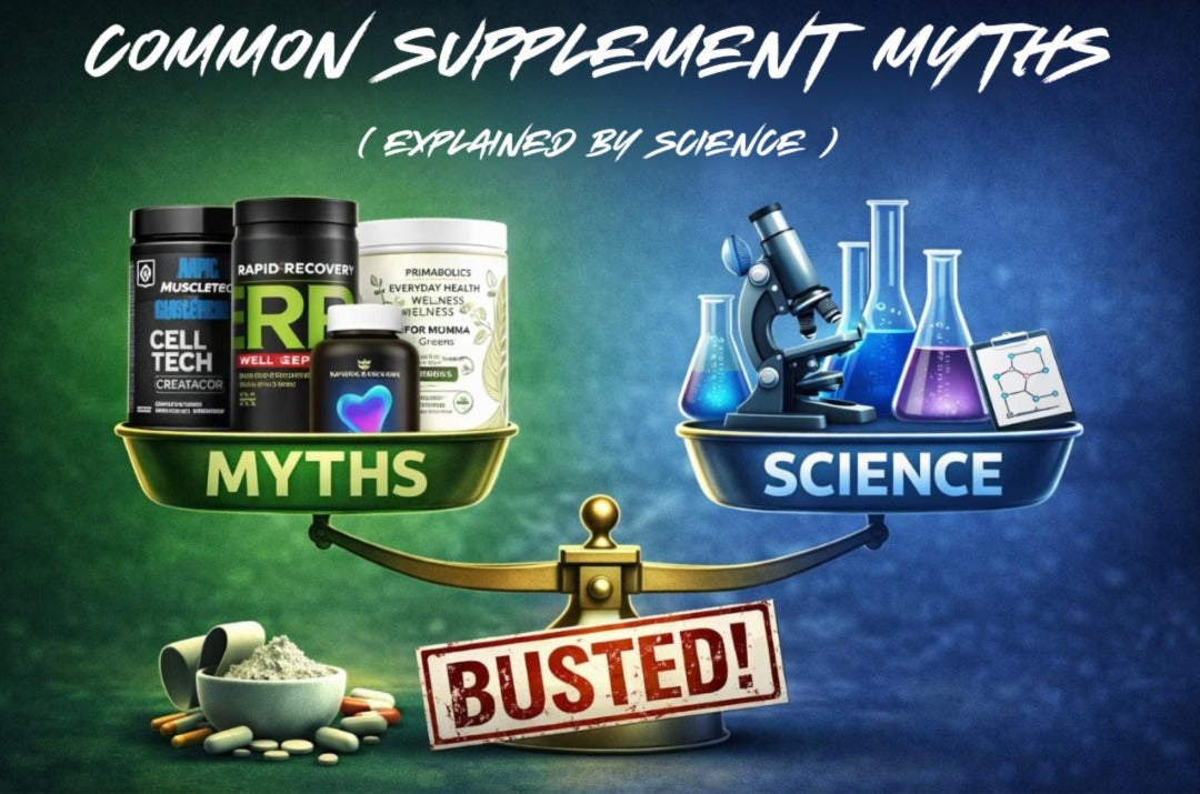 Common Supplement Myths (Busted by Science).