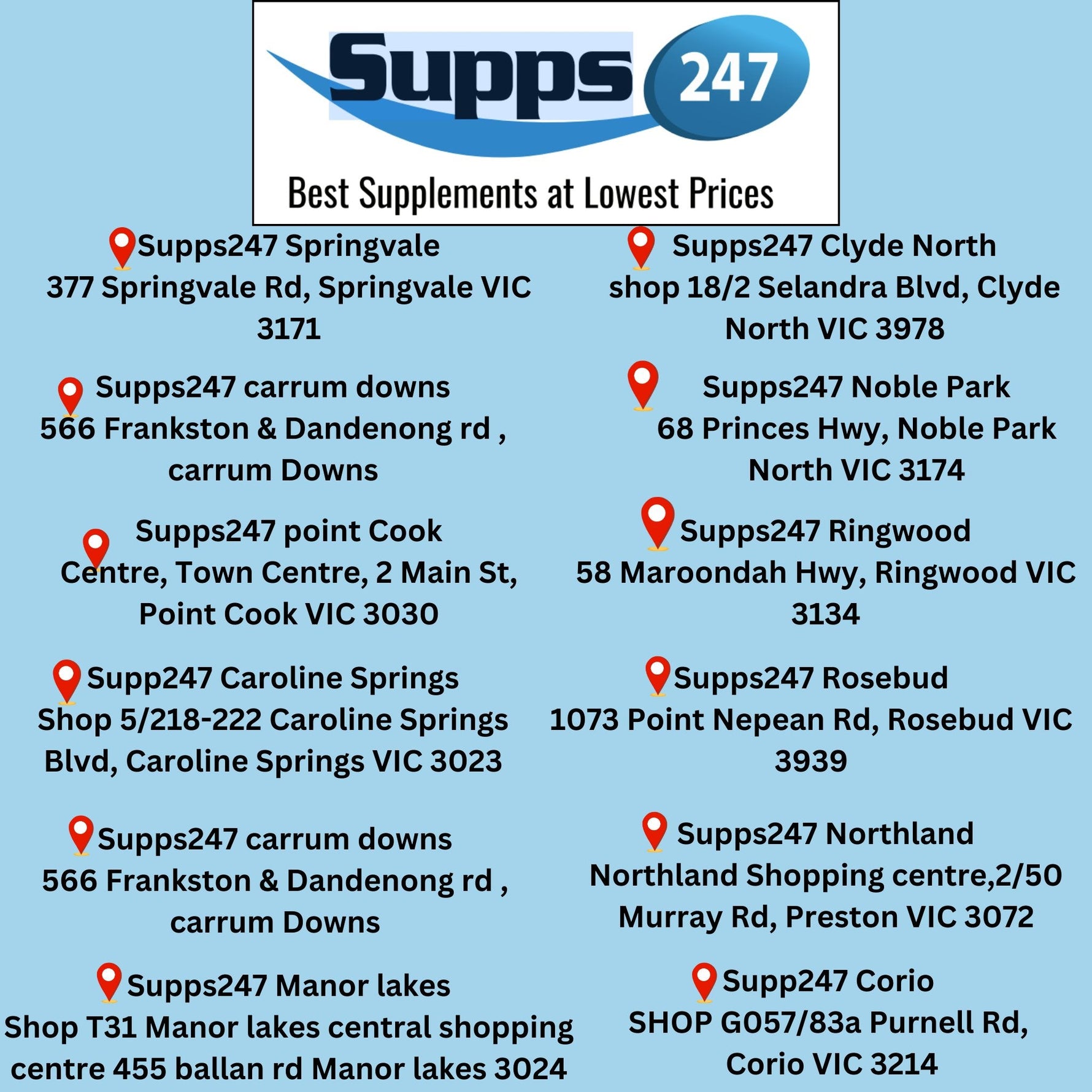 Supps247: Catering to Your Supplement Needs Beyond the Standard Hours.