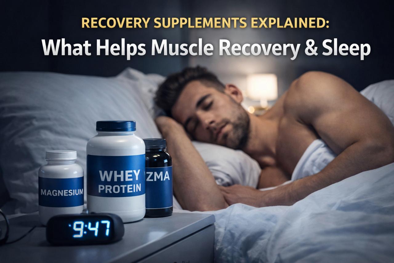 Recovery Supplements Explained: What Helps Muscle Recovery & Sleep (2026)