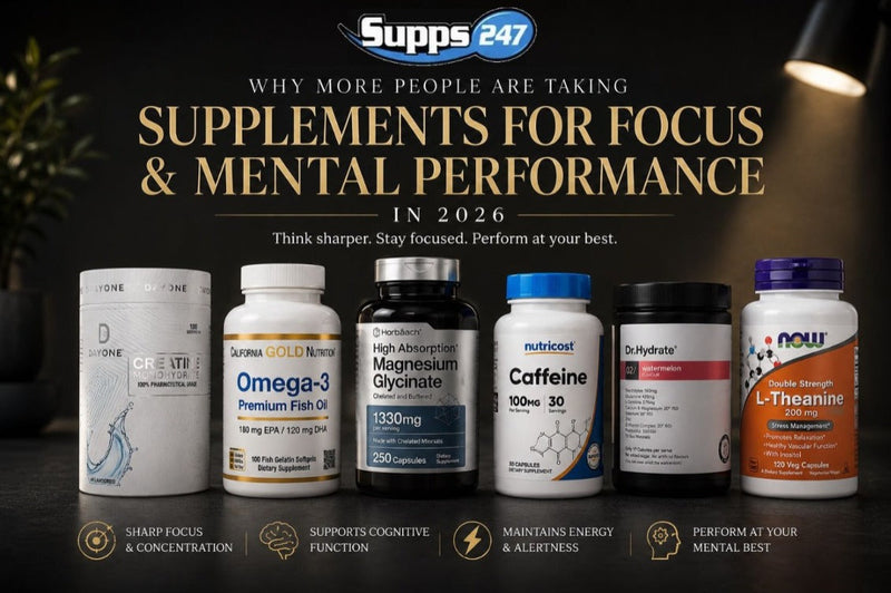 Why More People Are Taking Supplements for Focus & Mental Performance in 2026