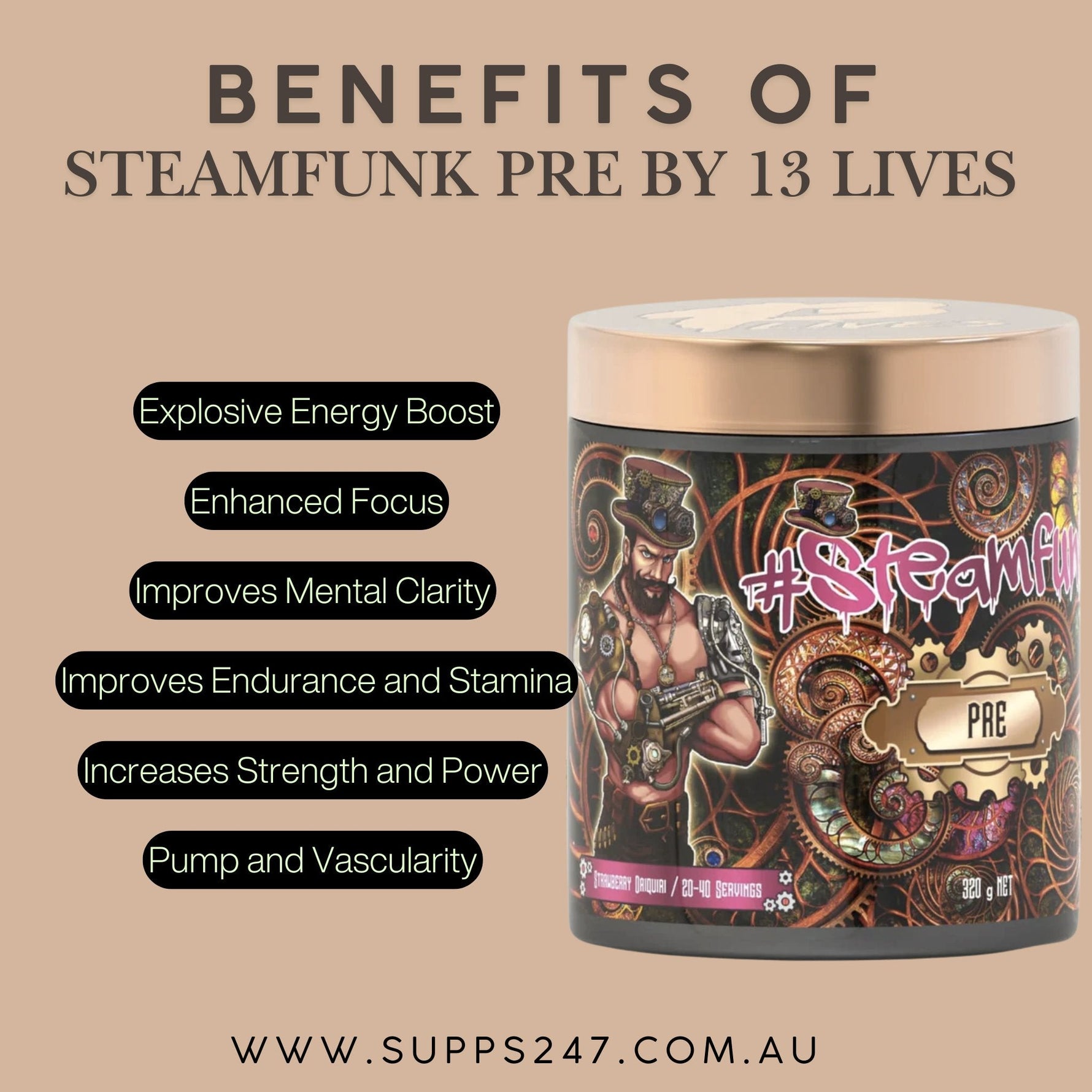 Unleash Your Inner Power with Steamfunk Pre by 13 Lives.