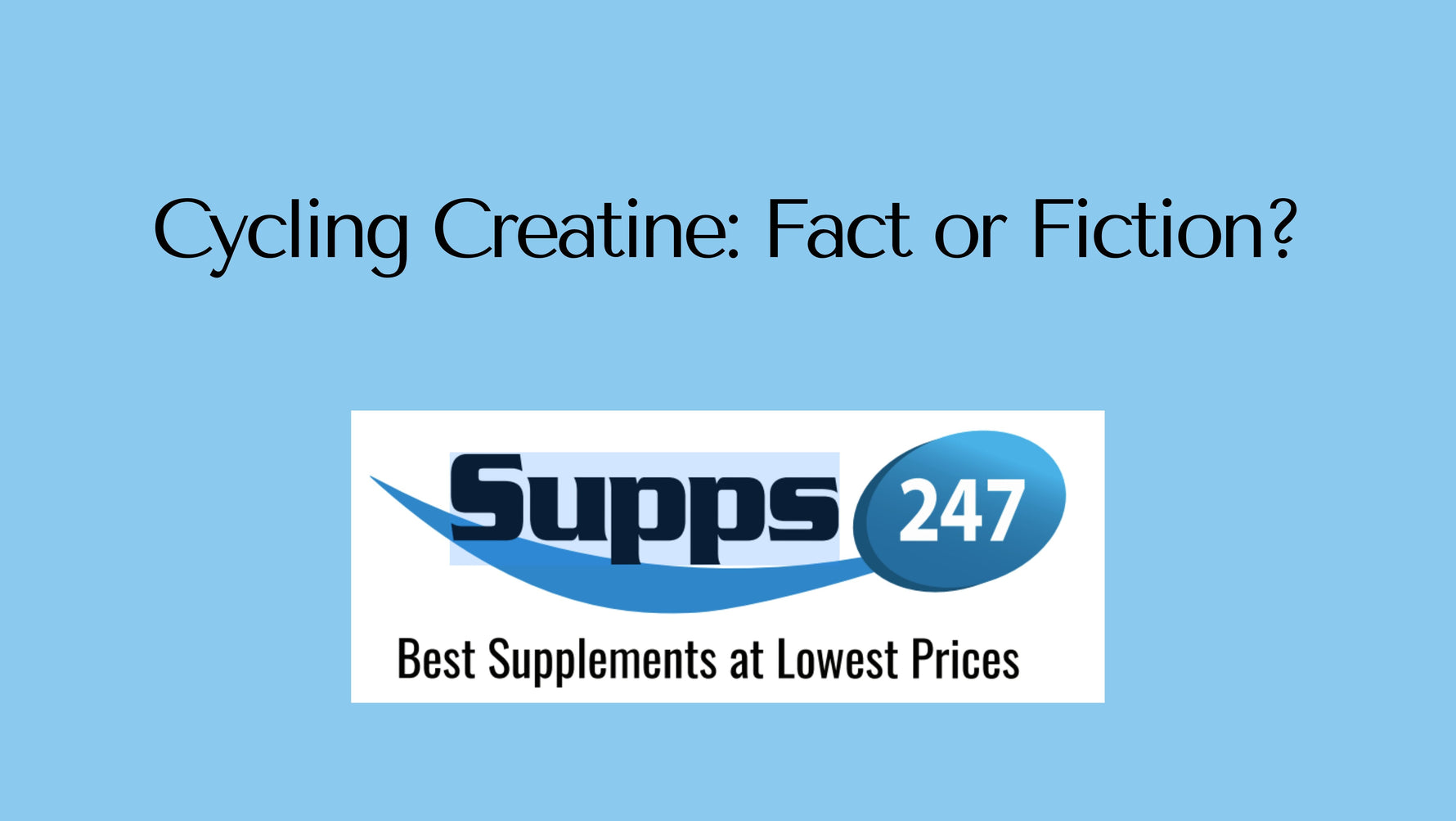 Cycling Creatine: Fact or Fiction?.
