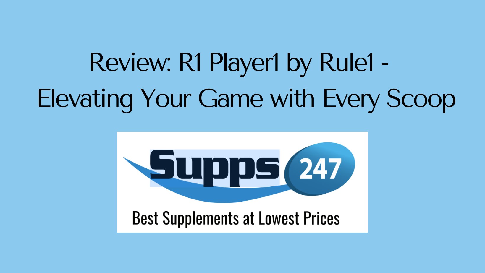 Review: R1 Player1 by Rule1 -  Elevating Your Game with Every Scoop.