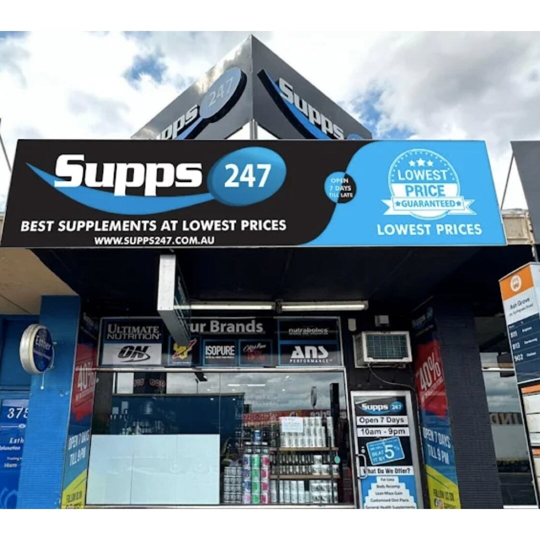 Supps247 Springvale – Your Trusted Supplement Store in Melbourne's Southeast.