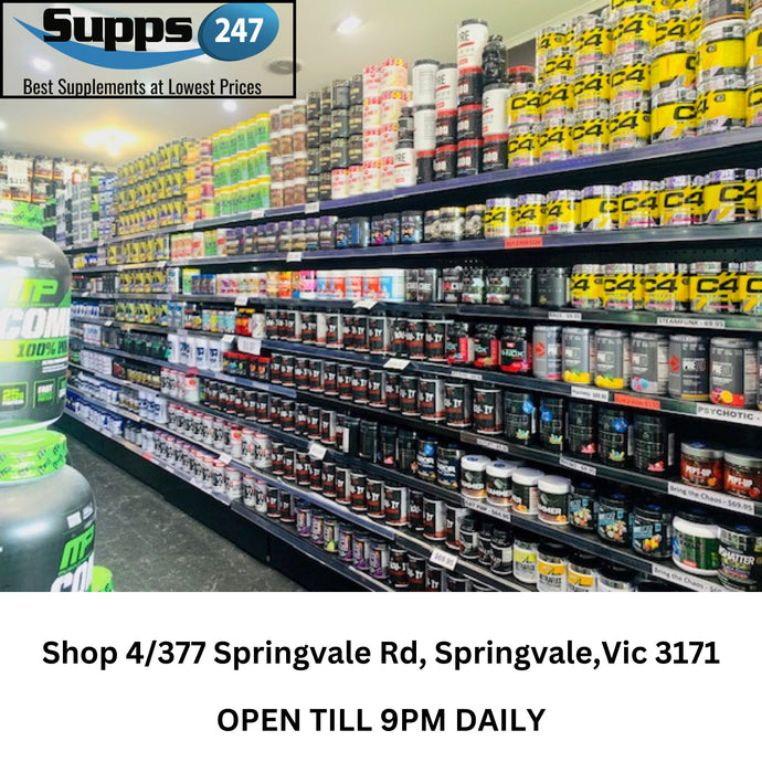 Supps247 Springvale: Your Premier Protein Shop Near Dandenong