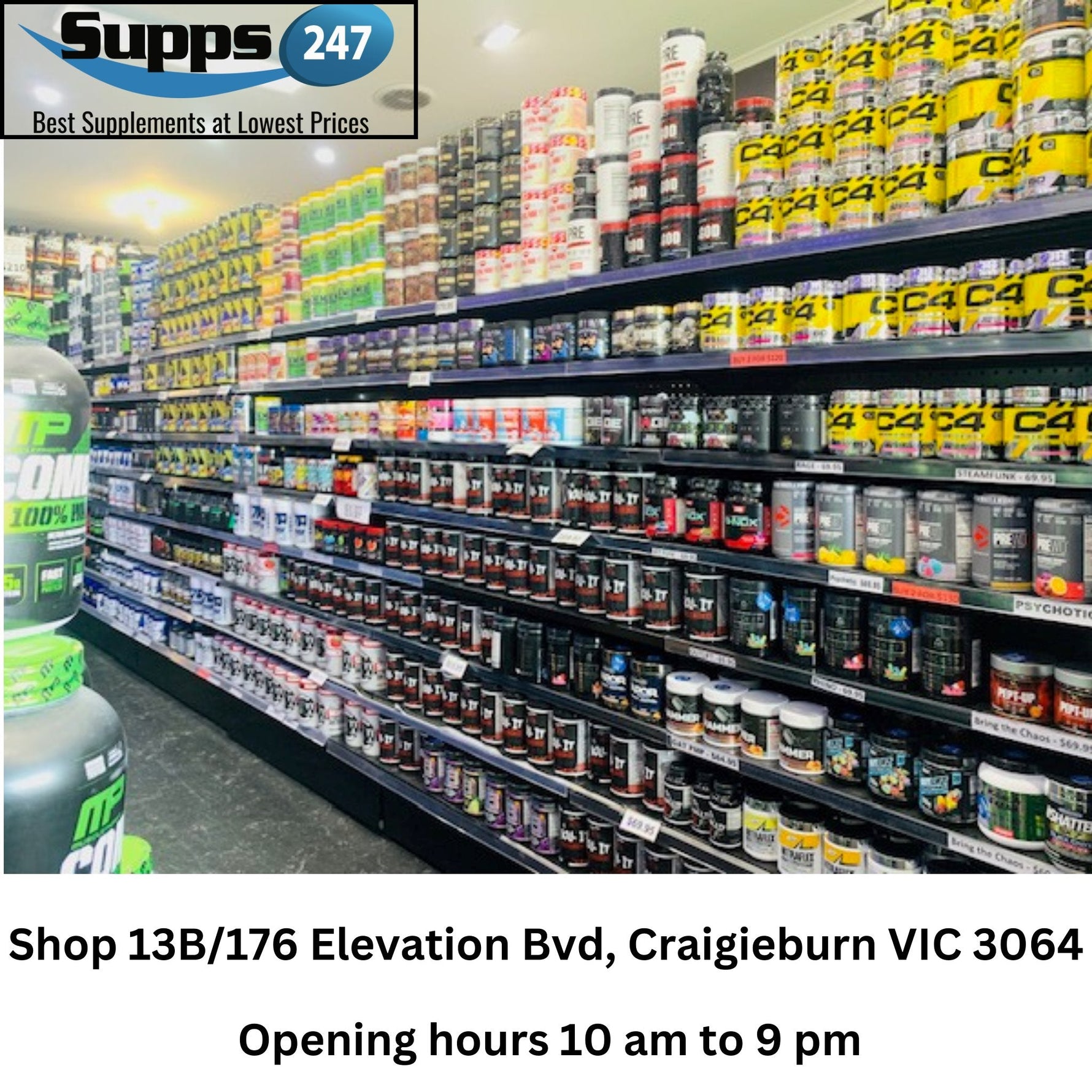 Supps247 Craigieburn: Your Preferred Supplement Store Near Donnybrook.