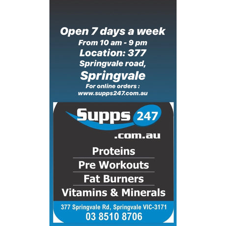 Supps247 Springvale: Your One-Stop Shop for Protein, Vitamins, and Health Supplements