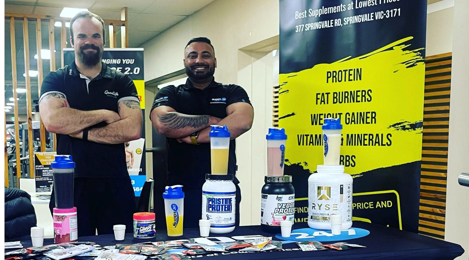 Taste Testing in your local gym.