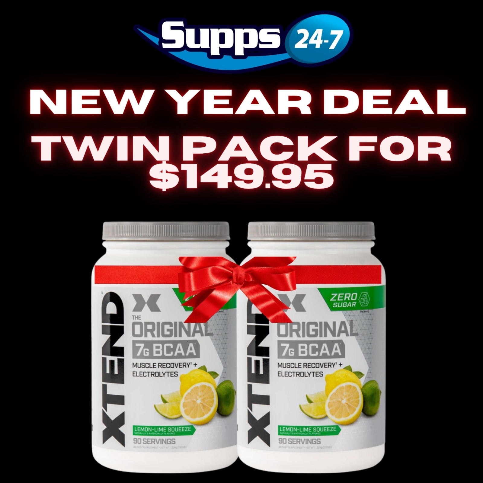New Year Specials: Xtend BCAA by Scivation 90 Serves Twin Pack at Supps247.