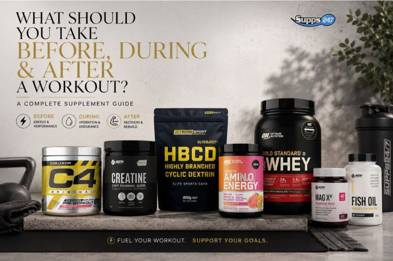 What Should You Take Before, During & After a Workout? A Complete Supplement Guide