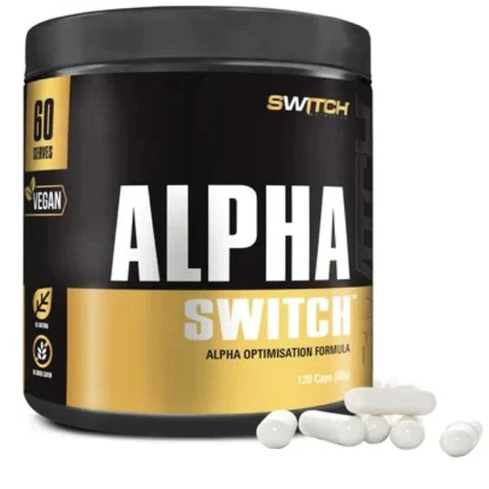 Alpha Switch: Unlocking Your True Potential with Natural Testosterone Support.
