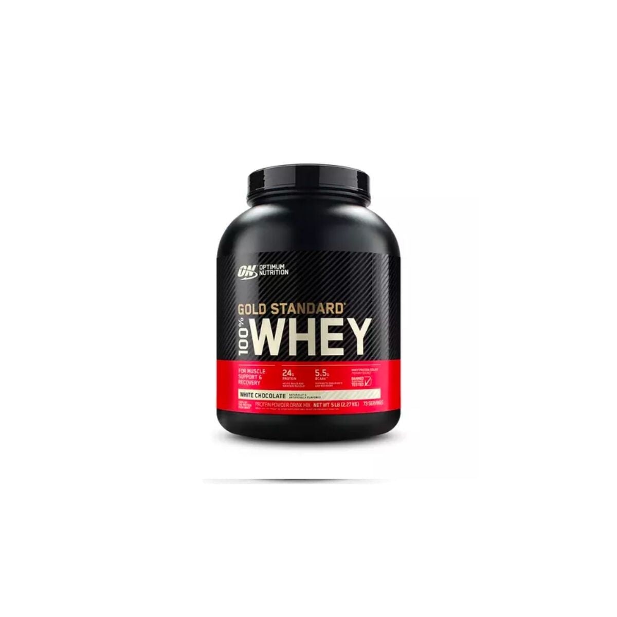 OPTIMUM NUTRITION GOLD STANDARD 100% WHEY PROTEIN.