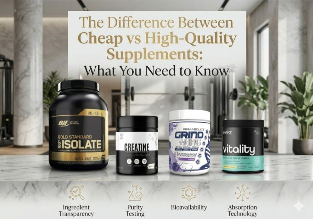 The Difference Between Cheap vs High-Quality Supplements: What You Need to Know.