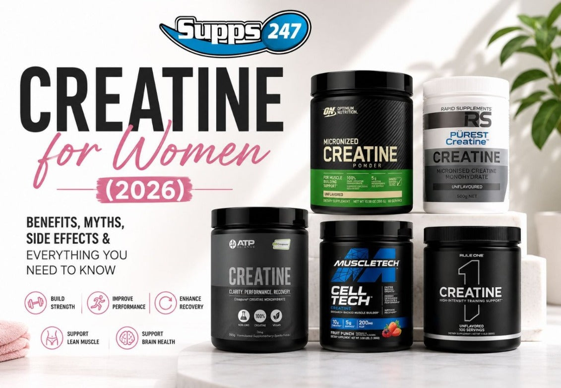 Creatine for Women (2026): Benefits, Myths, Side Effects & Everything You Need to Know