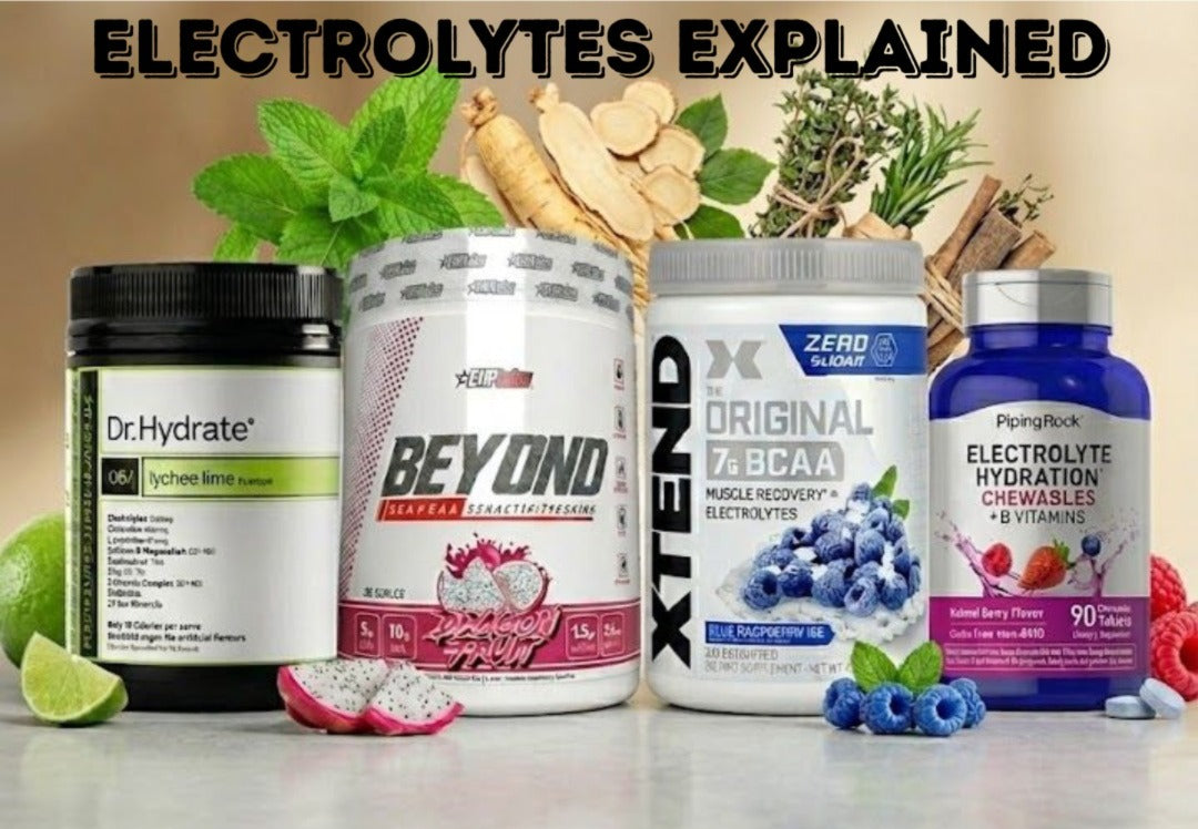 Electrolytes Explained: The Most Underrated Supplement for Energy, Hydration & Performance.