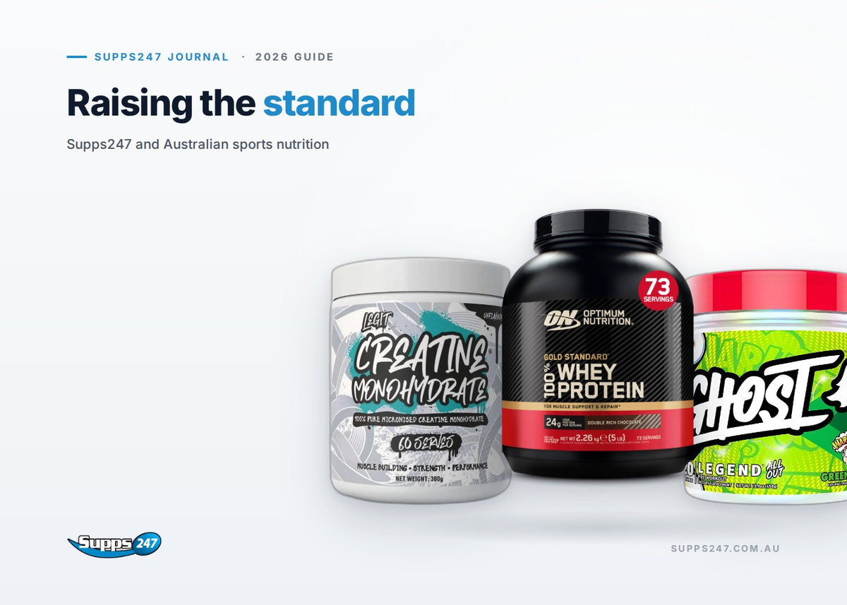 Raising the standard: Supps247 and Australian sports nutrition. Supps247 journal