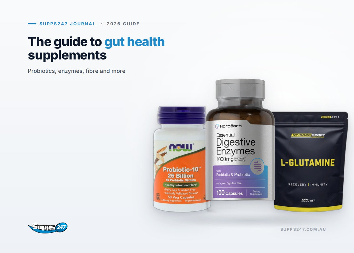 The guide to gut health supplements: Probiotics, enzymes, fibre and more. Supps247 journal