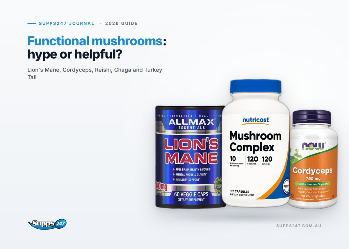 Functional mushrooms, hype or helpful: Lion's Mane, Cordyceps, Reishi, Chaga and Turkey Tail. Supps247 journal