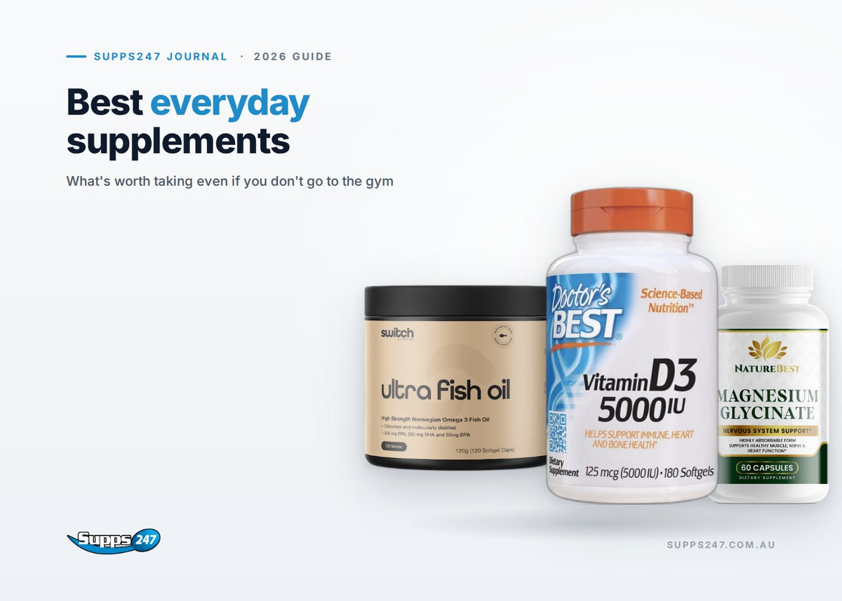 Best everyday supplements: What's worth taking even if you don't go to the gym. Supps247 journal
