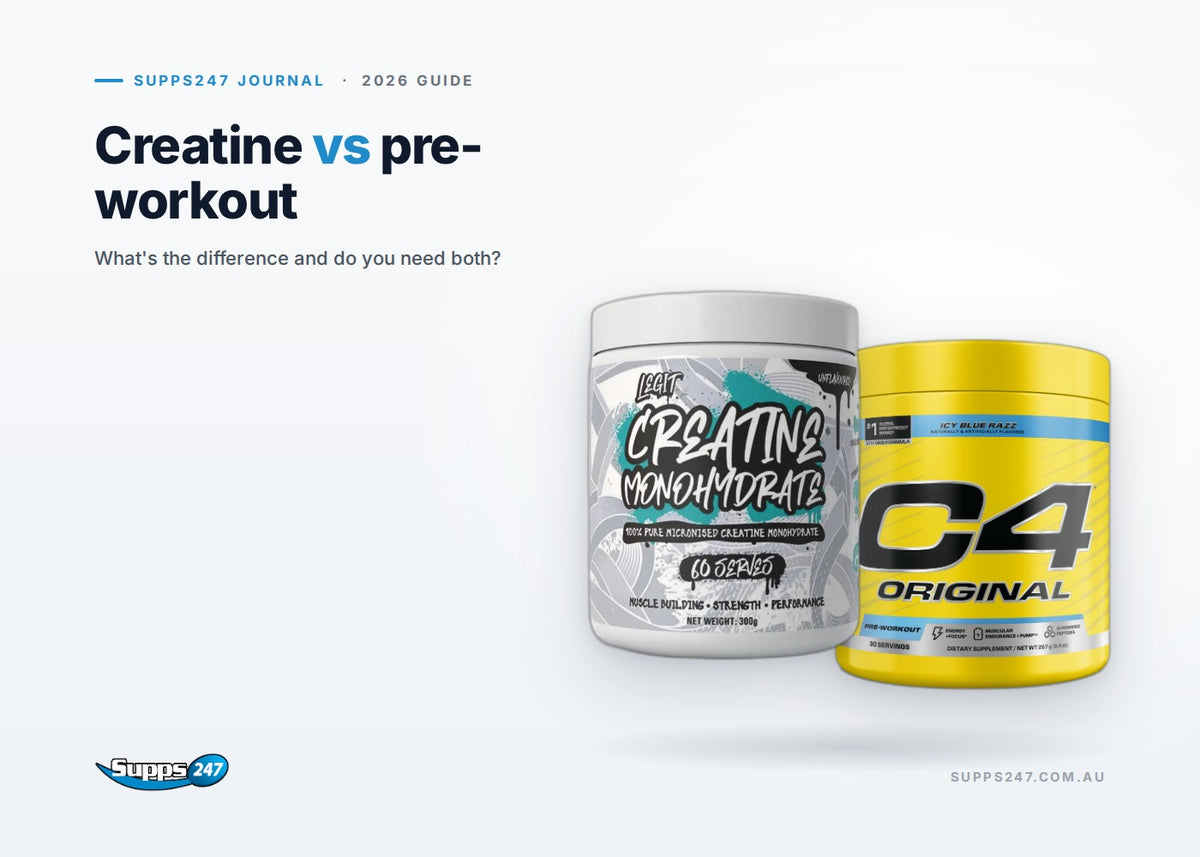 Creatine vs pre-workout: What's the difference and do you need both. Supps247 journal