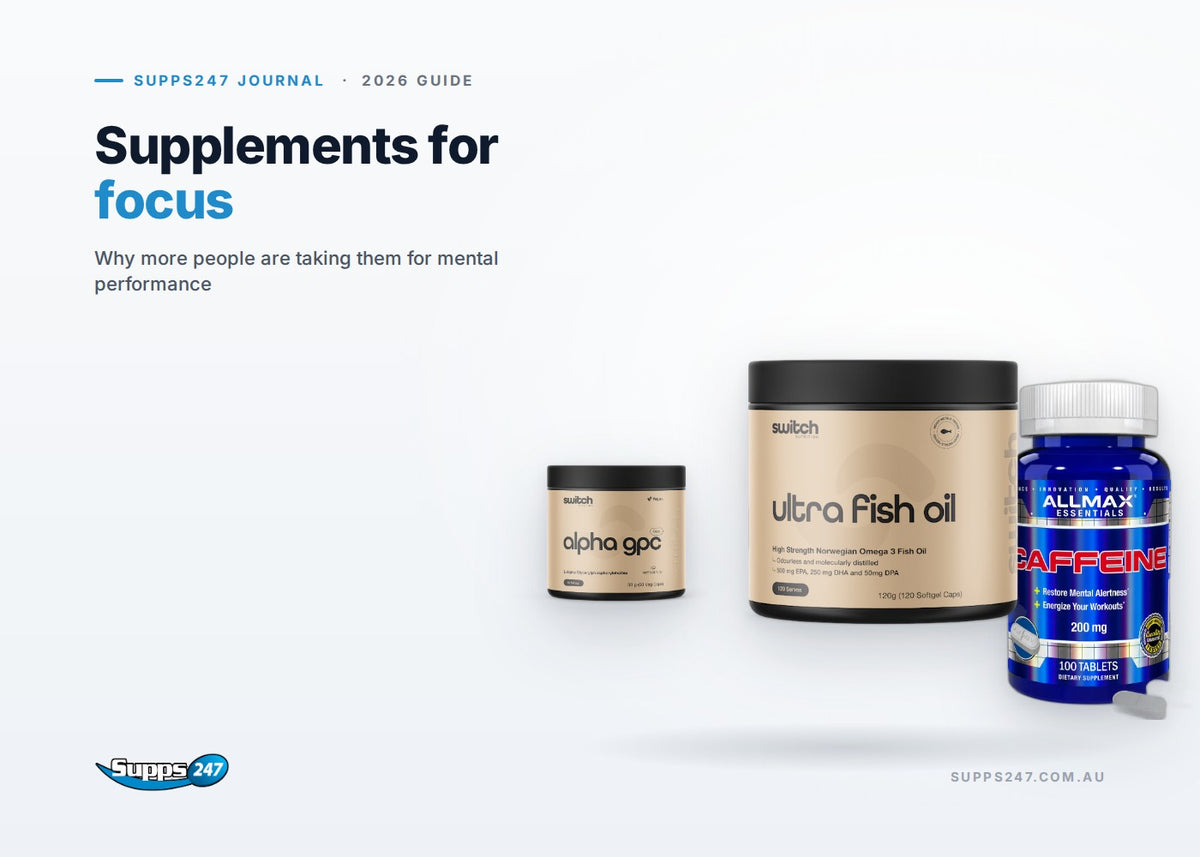 Supplements for focus: Why more people are taking them for mental performance. Supps247 journal