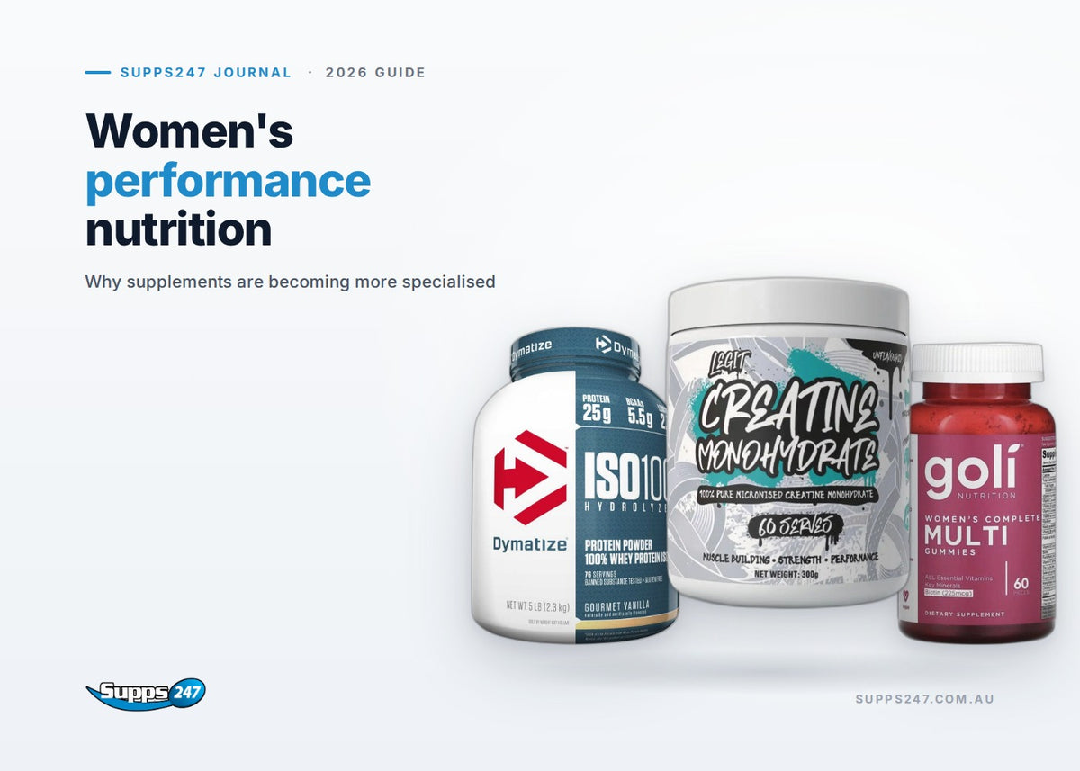 Women's performance nutrition: Why supplements are becoming more specialised. Supps247 journal