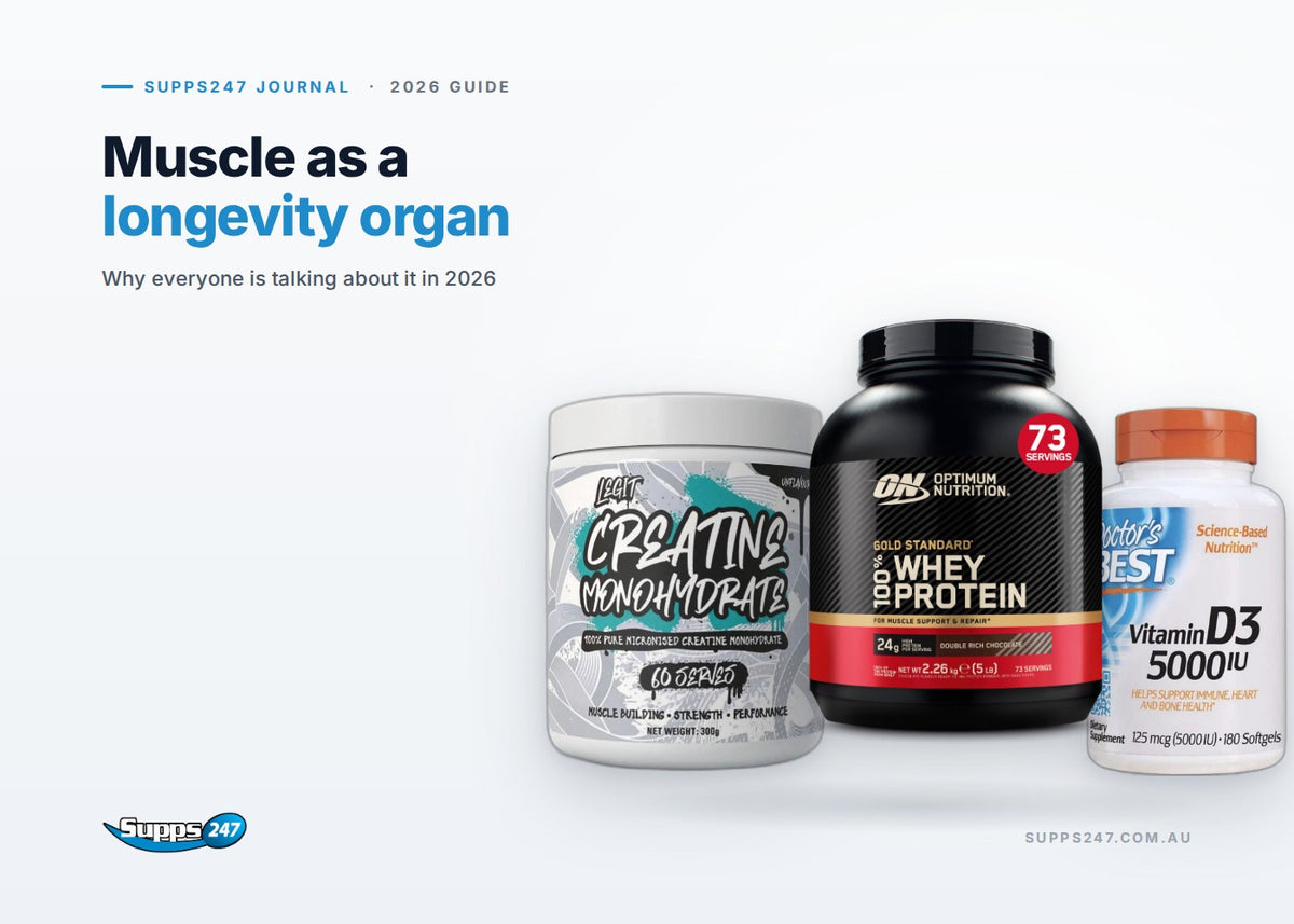 Muscle as a longevity organ: Why everyone is talking about it in 2026. Supps247 journal