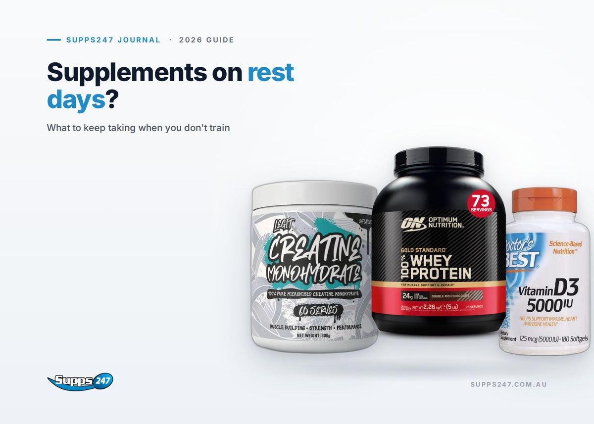 Supplements on rest days: What to keep taking when you don't train. Supps247 journal