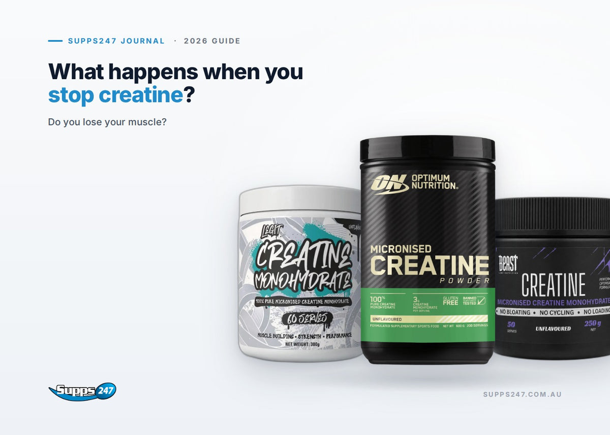 What happens when you stop creatine: Do you lose your muscle. Supps247 journal