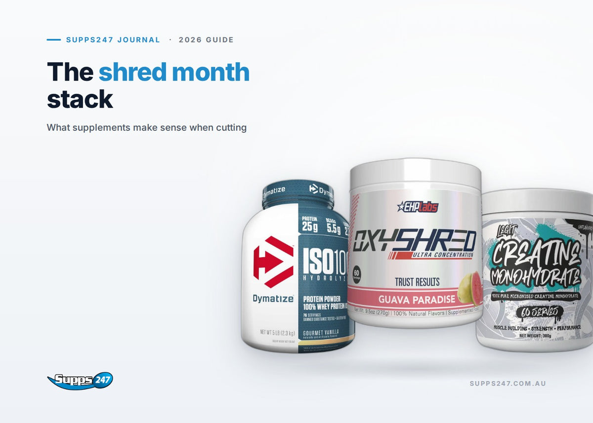 The shred month stack: What supplements make sense when cutting. Supps247 journal