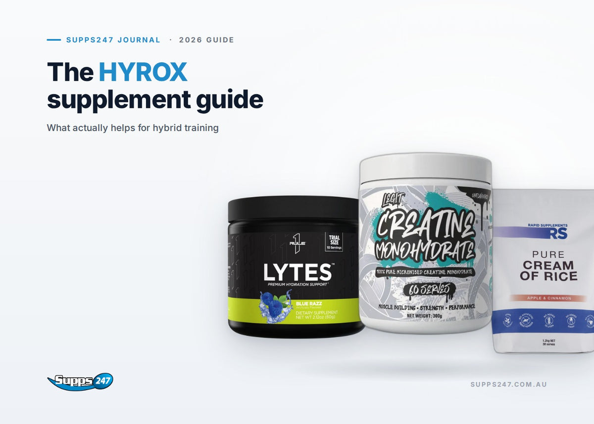 The HYROX supplement guide: What actually helps for hybrid training. Supps247 journal