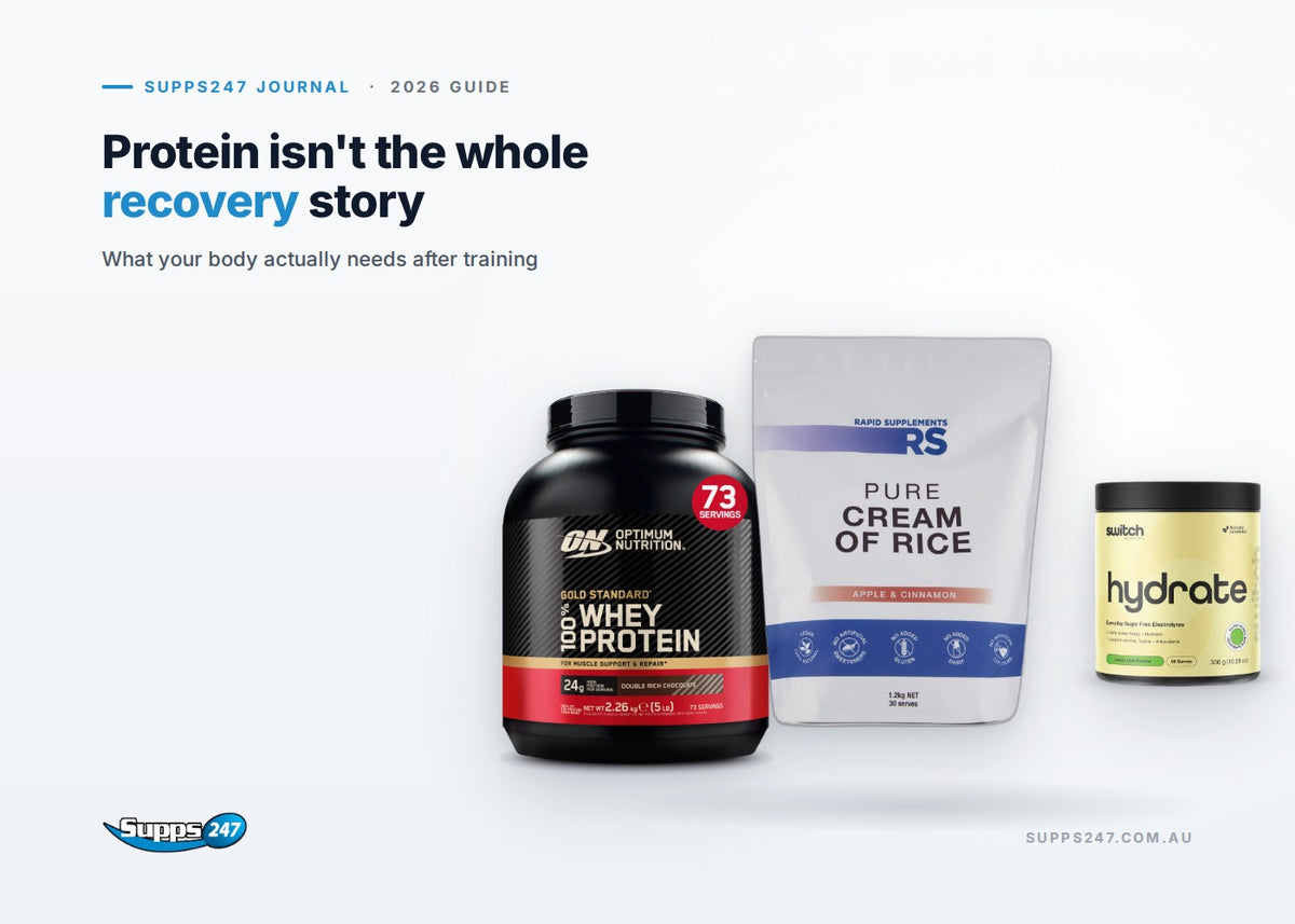 Protein isn't the whole recovery story: What your body actually needs after training. Supps247 journal