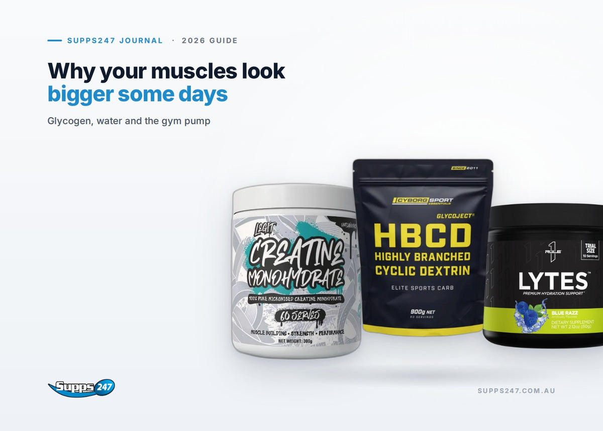 Why your muscles look bigger some days: Glycogen, water and the gym pump. Supps247 journal