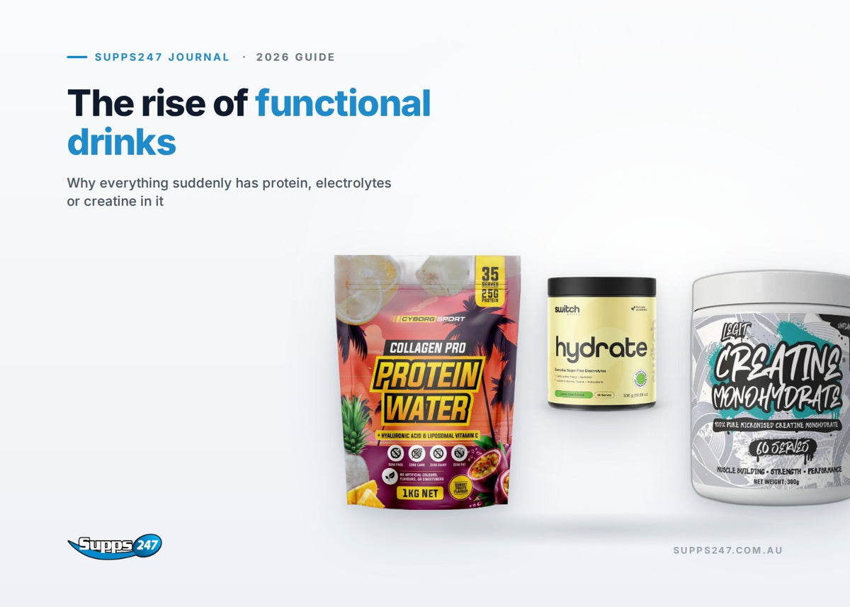 The rise of functional drinks: Why everything suddenly has protein, electrolytes or creatine in it. Supps247 journal